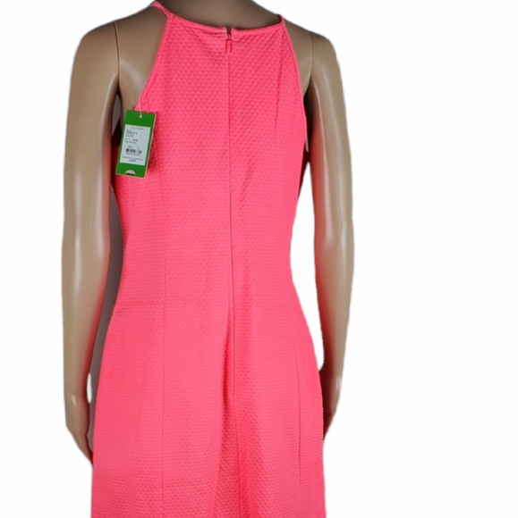 NWT Lilly Pulitzer Pink & Gold Sunray Larine Shift Dress - Picture 3 of 8